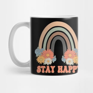 Stay Happy Rainbow Mug